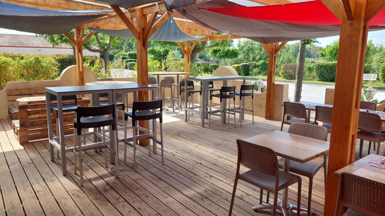 Logis Hotel Restaurant Le Clos Saint Loup Bram Exterior foto